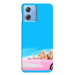 Силиконовый Чехол Барби Фильм на Motorola MOTO G54 / G54 Power (Барби и Кен)