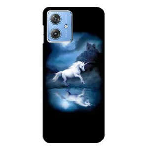 Чехол Unicorn на Motorola MOTO G54 / G54 Power (Единорог)