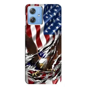 Чехол Флаг USA для Motorola MOTO G54 / G54 Power (Флаг USA)