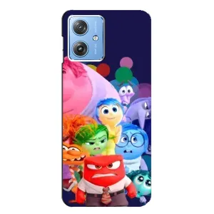 Чехол Головоломка для Motorola MOTO G54 / G54 Power - (AlphaPrint) (Герои головоломки)