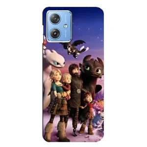 Чехол дракон Беззубик для Motorola MOTO G54 / G54 Power (Герои дракона)