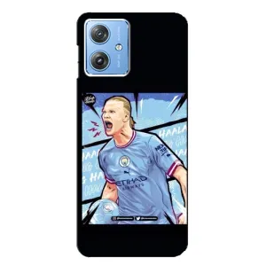 Чехлы с принтом для Motorola MOTO G54 / G54 Power Футболист (гол Эрлинг Холланд)