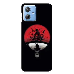 Чехлы с картинкой Итачи Учиха на Motorola MOTO G54 / G54 Power (Итачи на черном)