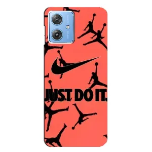 Силиконовый Чехол Nike Air Jordan на Моторола Мото Джи 54 (Just Do It)