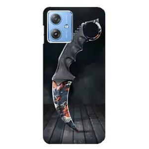 Чехол КИБЕРСПОРТ для Motorola MOTO G54 / G54 Power (Кинжал КС ГО)