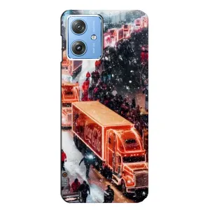 Чехлы на Новый Год Motorola MOTO G54 / G54 Power (Кока Кола)