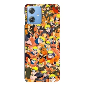 Чехлы с принтом Наруто на Motorola MOTO G54 / G54 Power (Коллаж Наруто)
