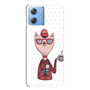 Чехол на тематику: Коты для Motorola MOTO G54 / G54 Power (Кот аристократ)
