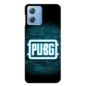 Чехол (TPU) с картинкой "Лого Пабг" на Моторола Мото Джи 54 (Лого PUBG)
