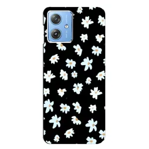 Чехол с ромашками на Motorola MOTO G54 / G54 Power (Маленькие ромашки)