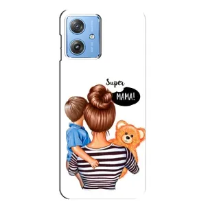 Чехлы для МАМЫ на Motorola MOTO G54 / G54 Power (Мама и сын)