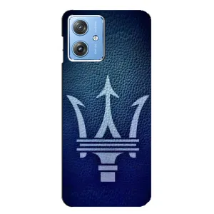 Чехлы с тематикой "Крутые машины" на Motorola MOTO G54 / G54 Power (Лого Maserati)