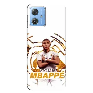 Чехол (TPU) с Футболистом на Motorola MOTO G54 / G54 Power (Мбаппе Реал)