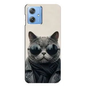 Чехол на тематику: Коты для Motorola MOTO G54 / G54 Power (Модный кот)
