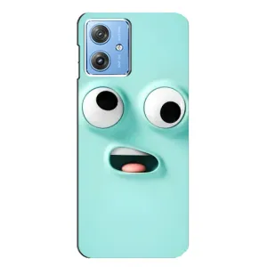 Силиконовые Чехлы (смешные стикеры) для Motorola MOTO G54 / G54 Power (Забавное мятное лицо)