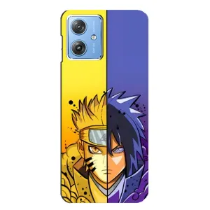 Купить Чехлы на телефон с принтом Anime для Motorola MOTO G54 / G54 Power (Naruto Vs Sasuke)