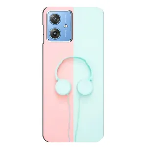 Девчачий Чехол для Motorola MOTO G54 / G54 Power (Наушники)