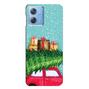 Чехол Новогодняя Елка на Motorola MOTO G54 / G54 Power (Новогодние подарки)