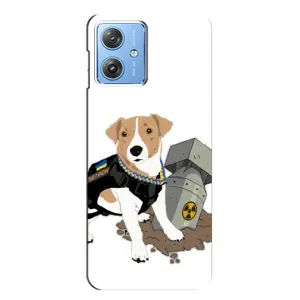 Чехол с принтом Собаки Патрон для Motorola MOTO G54 / G54 Power (Пёс Патрон с ракетой)