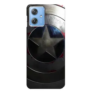 Чохол с Щітом Капітана Америки на Motorola MOTO G54 / G54 Power (Ретро Щит Капітана)