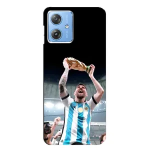 Чохли Лео Мессі Аргентина для Motorola MOTO G54 / G54 Power (Щасливий Мессі)