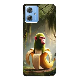 Чехол с мемами тралалело тралала для Motorola MOTO G54 / G54 Power (Шимпанзини бананини)