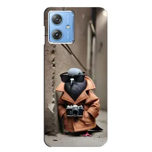 Чехол с мемами тралалело тралала для Motorola MOTO G54 / G54 Power (Шпиониро голубио)
