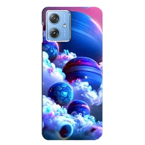 Чохли КОСМОС на Motorola MOTO G54 / G54 Power (Сині планети)