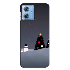 Чехлы на Новый Год Motorola MOTO G54 / G54 Power (Снеговички)