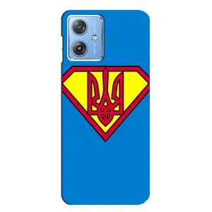 Чехол с картинкой (Патриотический ГЕРБ) на Motorola MOTO G54 / G54 Power (Super - Герб)
