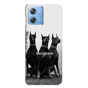 Чехол ДОБЕРМАН для Motorola MOTO G54 / G54 Power (Три добермана)
