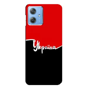Чехлы УПА (Красно-Чёрный) на Motorola MOTO G54 / G54 Power (Украина УПА)
