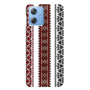 Силиконовый Чехол на Motorola MOTO G54 / G54 Power с картинкой Вышиванки (Вышиваночки)