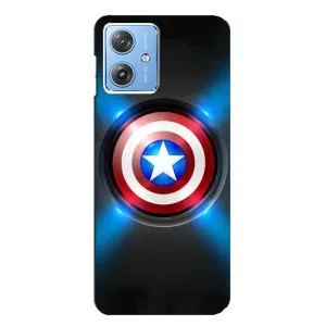 Чохол с Щітом Капітана Америки на Motorola MOTO G54 / G54 Power (Яскраий Щит Капітана)