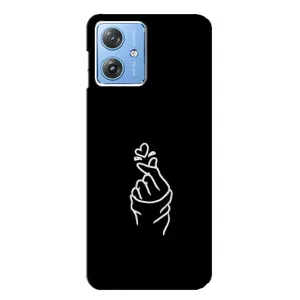 Чехлы (Знак сердечка) на Motorola MOTO G54 / G54 Power (Знак Сердечка)