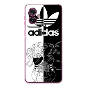 Чехол в стиле "Адидас" для Мото Джи 55 (Adidas шнурки)
