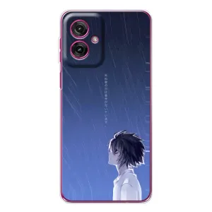 Чехол с персонажами АНИМЕ на Motorola Moto G55 (Anime L)