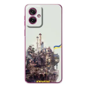 Чехлы на военную тематику для Motorola Moto G55 (Азовсталь)