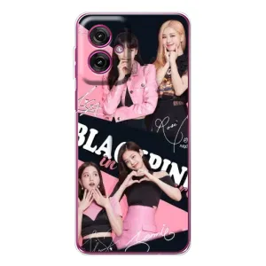 Чехлы с картинкой для Motorola Moto G55 (BLACKPINK)