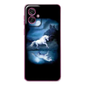 Чехол Unicorn на Motorola Moto G55 (Единорог)