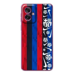 Чехол для Motorola Moto G55 (Барселона) (Фанат Барсы)