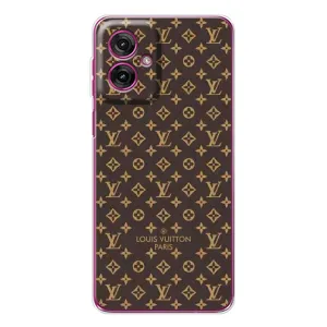 Чехол Стиль Louis Vuitton на Motorola Moto G55 (Фон Луи Виттон)