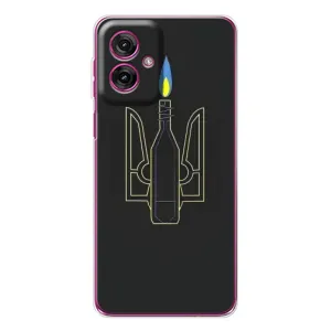Чехол с картинкой (Патриотический ГЕРБ) на Motorola Moto G55 (Герб - Молотова)