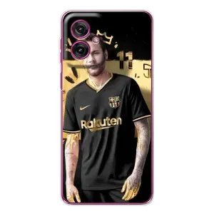 Силиконовый Чехол Motorola Moto G55 (Gold Neymar)