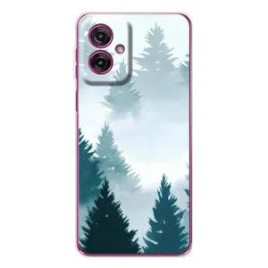 Летний Чехол на Motorola Moto G55 (Горный лес)