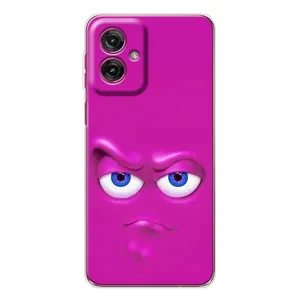 Силиконовые Чехлы (смешные стикеры) для Motorola Moto G55 (Хитрая мордочка)