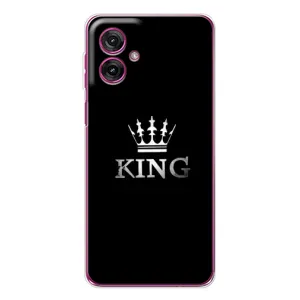 Чехол (Корона на чёрном фоне) для Мото Джи 55 (KING)