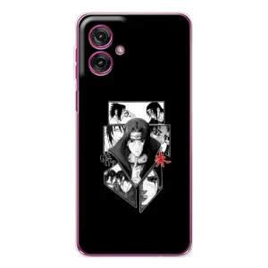 Чехлы с картинкой Итачи Учиха на Motorola Moto G55 (Коллаж Итачи)