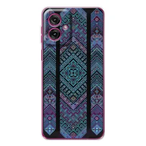 Силиконовый Чехол на Motorola Moto G55 (Крутой орнамент)