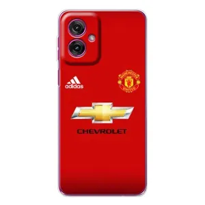 Силиконовые Чехлы принт Футбол на Motorola Moto G55 (Man United)